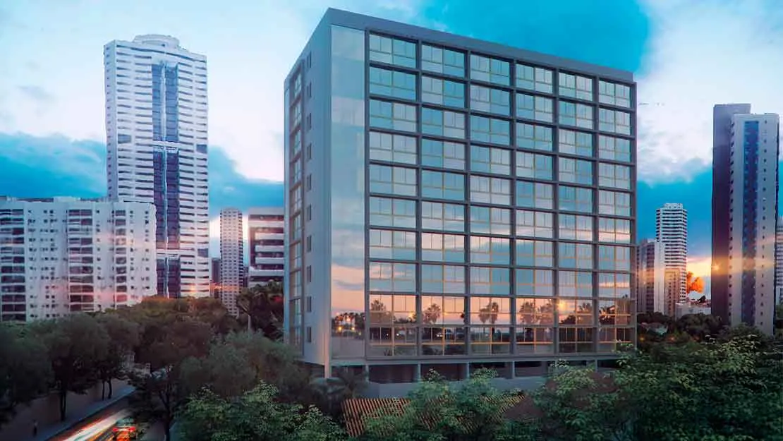 Planta/Perspectiva do empreendimento 