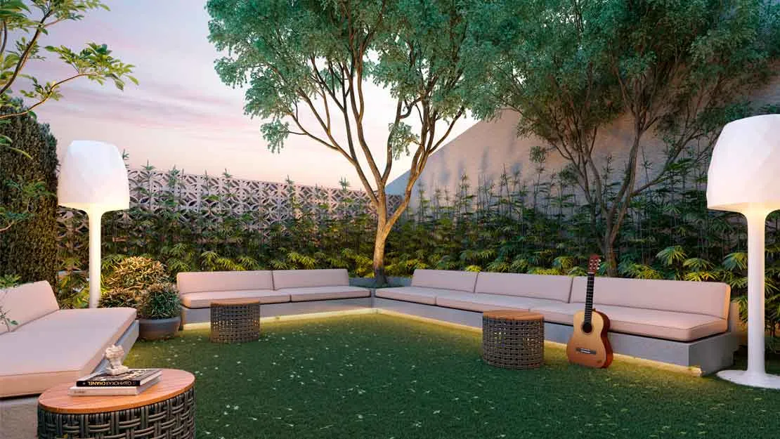 Planta/Perspectiva do empreendimento 