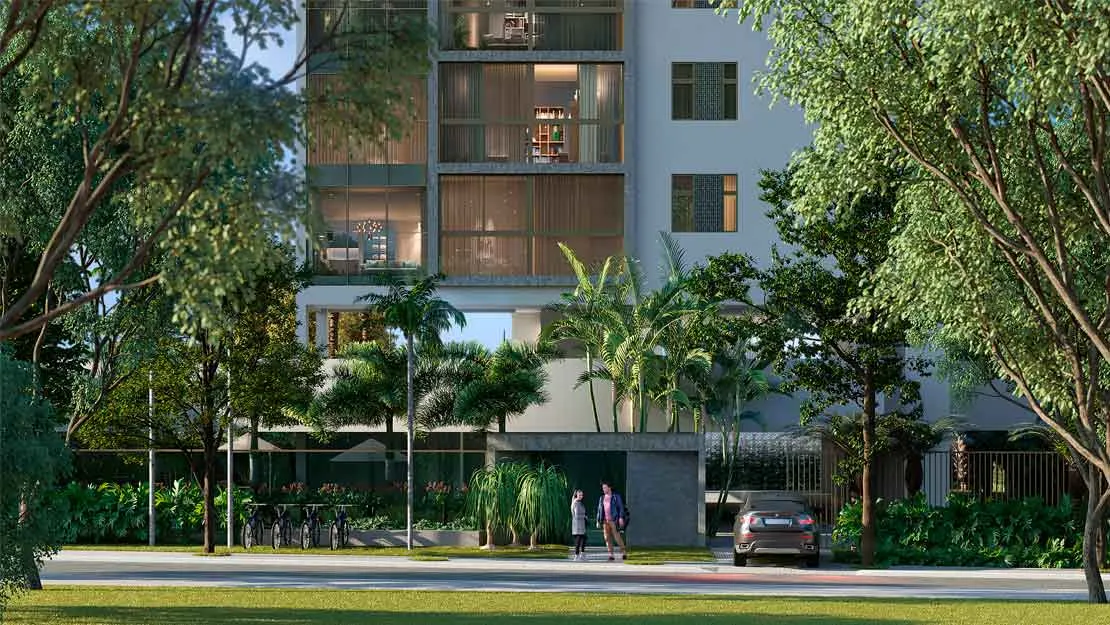 Planta/Perspectiva do empreendimento 