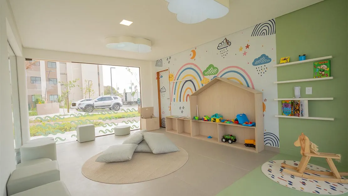 Planta, Perspectiva e Foto real do empreendimento 