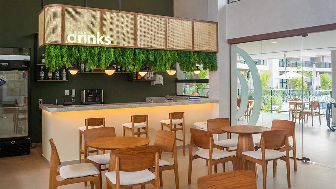 Planta, Perspectiva e Foto real do empreendimento 