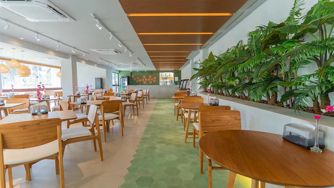 Planta, Perspectiva e Foto real do empreendimento 