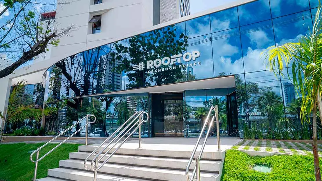 Planta, Perspectiva e Foto real do empreendimento 