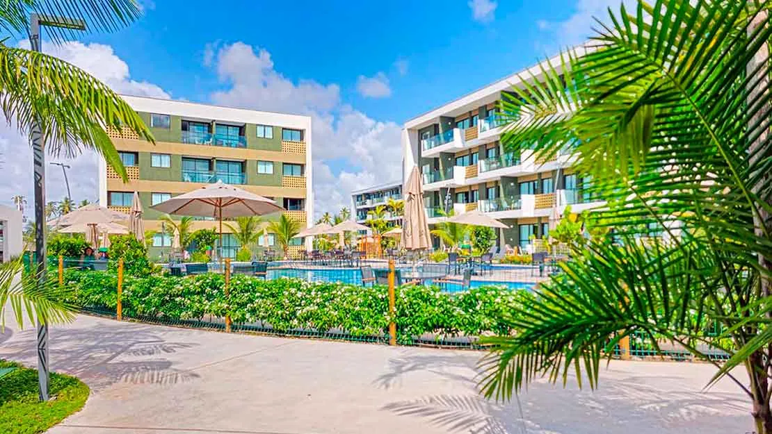 Planta, Perspectiva e Foto real do empreendimento 