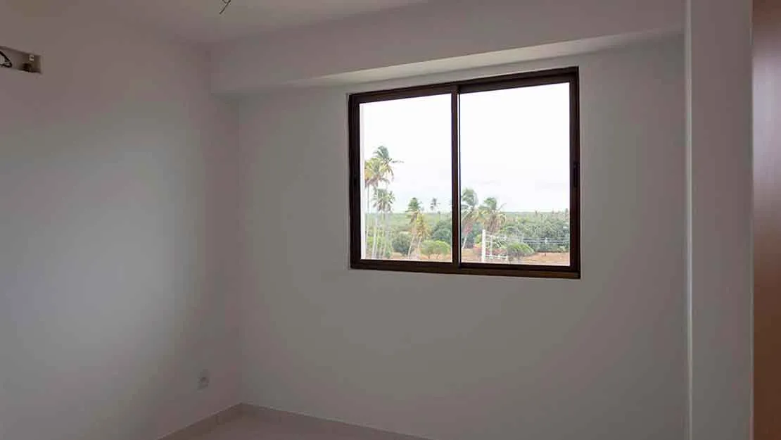 Planta, Perspectiva e Foto real do empreendimento 