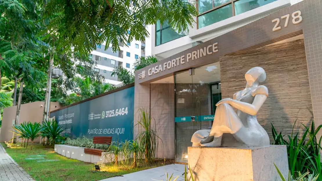 Planta, Perspectiva e Foto real do empreendimento 