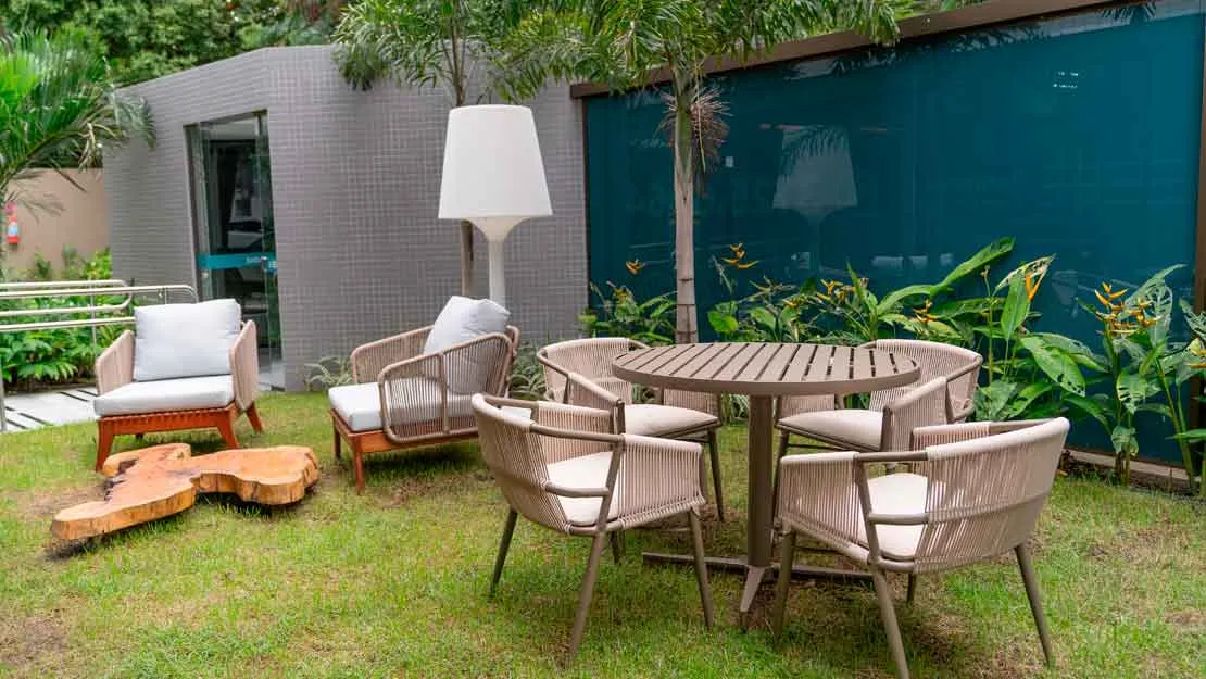 Planta, Perspectiva e Foto real do empreendimento 