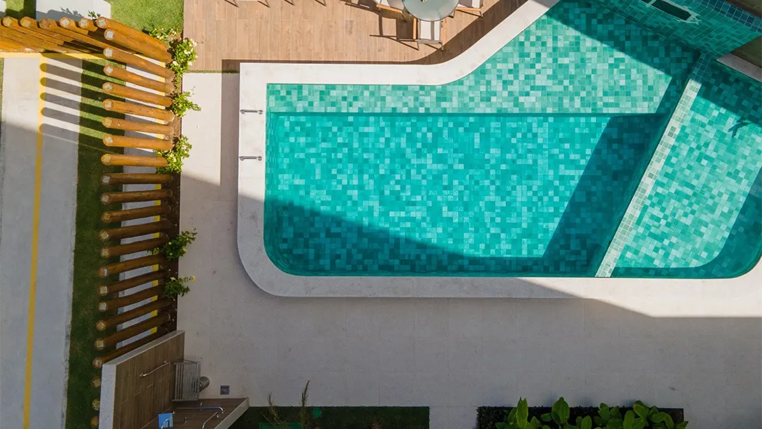 Planta, Perspectiva e Foto real do empreendimento 